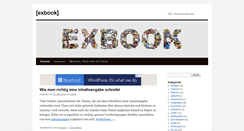 Desktop Screenshot of exbook.de
